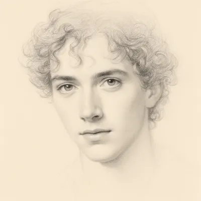 Delicate Graphite Portrait