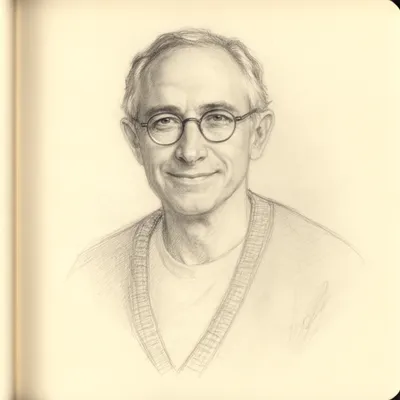 Scholar Sketch Portrait