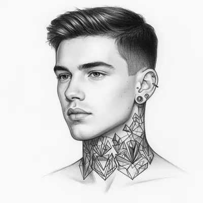 Technical Sketch Portrait