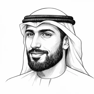 Ahmed Sketch Portrait