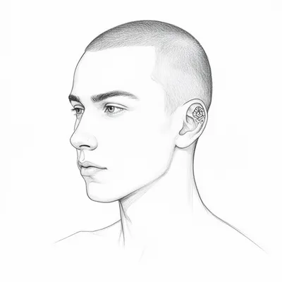 Minimalist Sketch Portrait