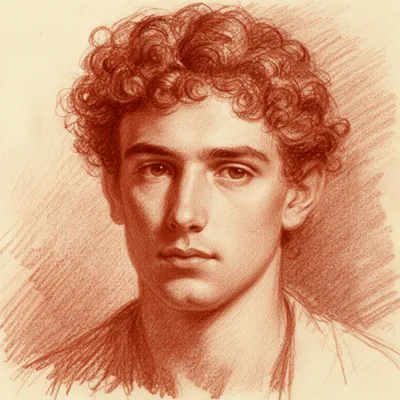 Sanguine Red Chalk Portrait