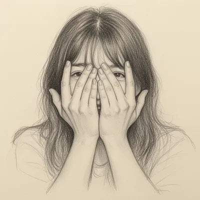 Shy Sketch Portrait