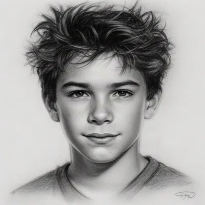 Sketch Portrait Boy