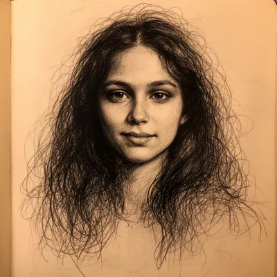 Sketch Portrait Woman