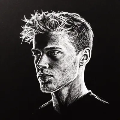Sketch Profile Portrait