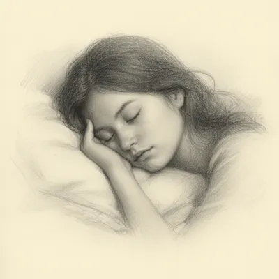 Dreaming Woman Sketch