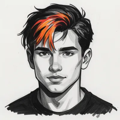 Street Style Sketch Portrait