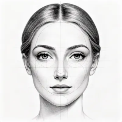 Symmetrical Sketch Portrait