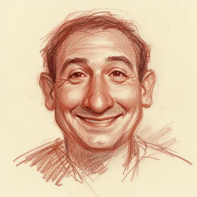 Conte Sketch Portrait