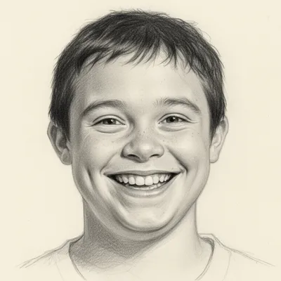 Warm Sketch Portrait