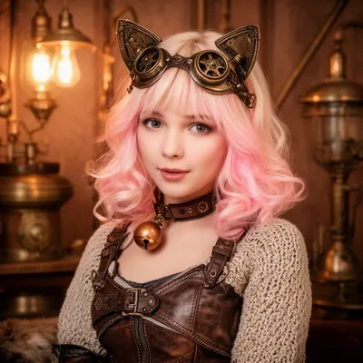 Steampunk Cat Girl Avatar