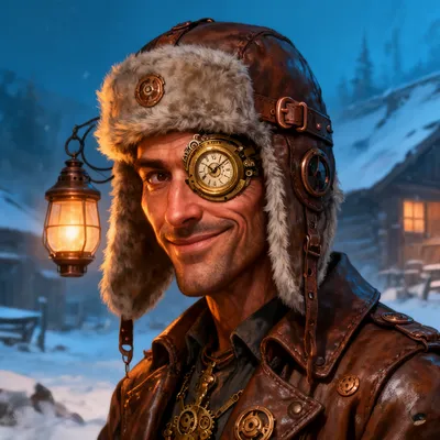 Steampunk Frontiersman