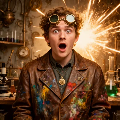 Steampunk Inventor Avatar