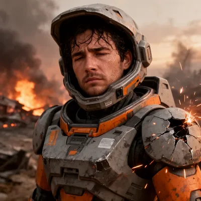 Weary Exo-Pilot Hero