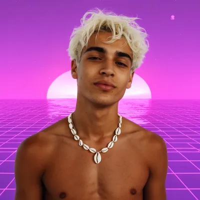 Retrowave Beach Bro