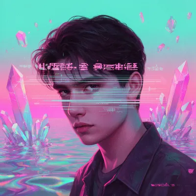 Vaporwave Brooding Avatar