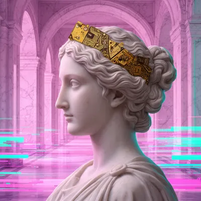 Vaporwave Goddess Avatar