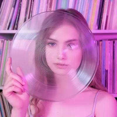 Vinyl Record Vaporwave Avatar