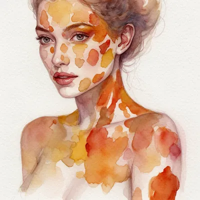 Ethereal Watercolor Woman