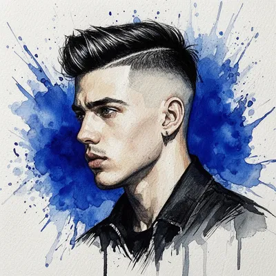 Expressive Watercolor Portrait