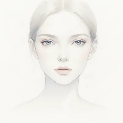 Luminous Watercolor Woman