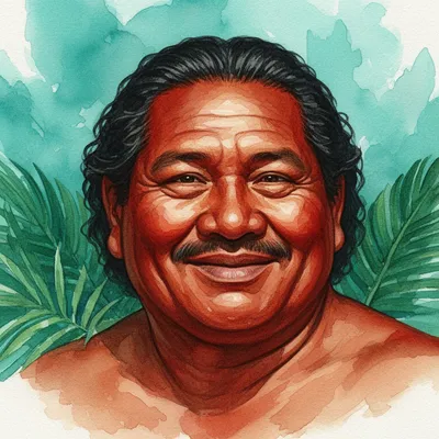 Oceanic Warmth Portrait