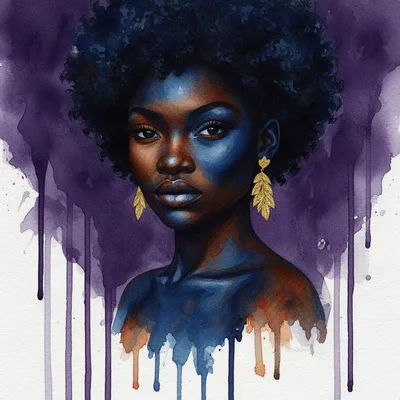Regal Watercolor Queen