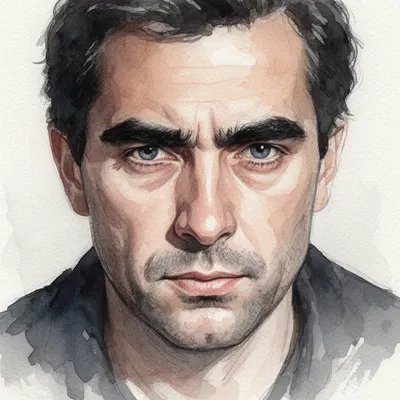 Watercolor Portrait Character