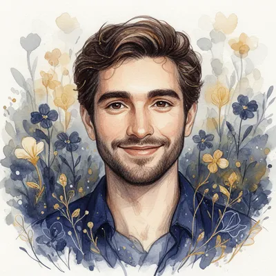 Watercolor Gentleman